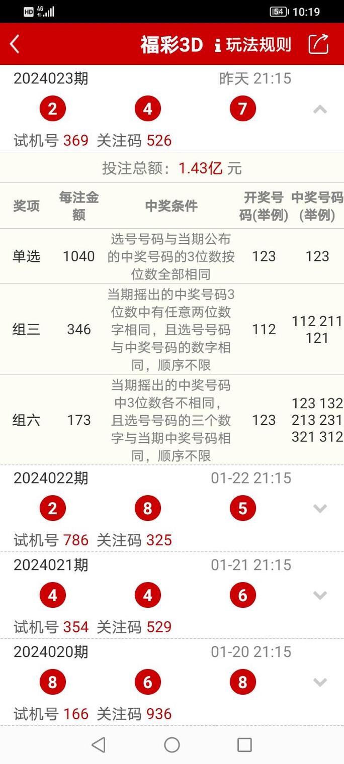 3的今天开奖号,真实经典策略设计_VR型43.237